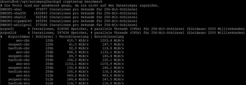 Cryptbench Odroid H2+