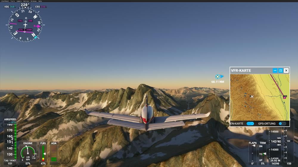 Flight Simulator 2020 - Mount Whitney