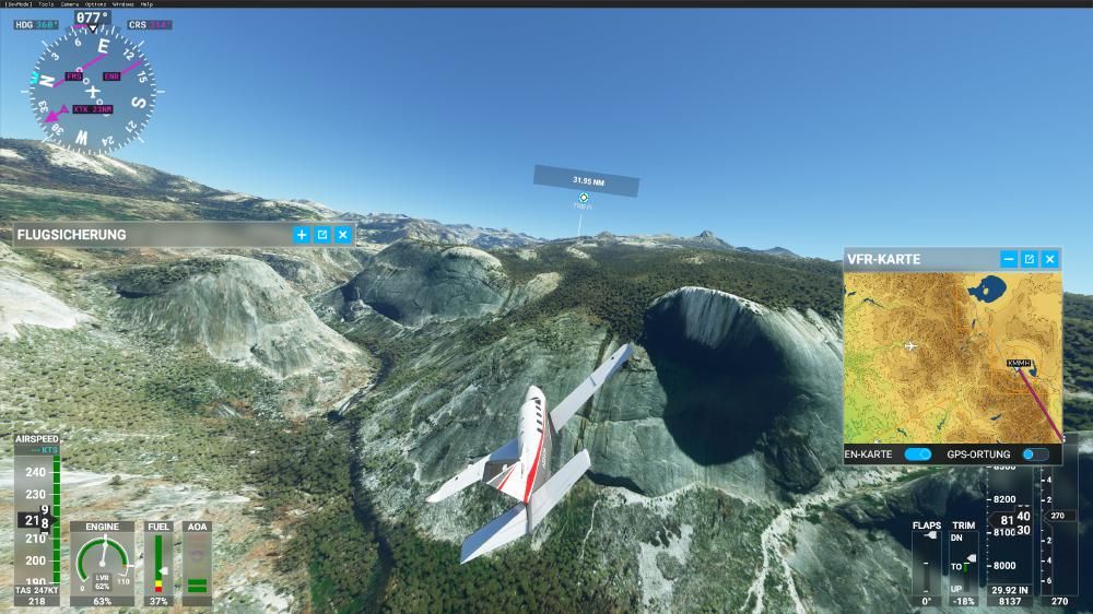 Flight Simulator 2020 - Yosemite Valley?