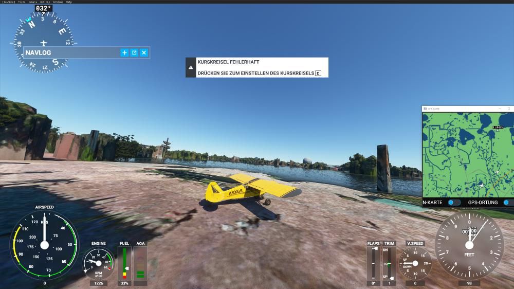 Flight Simulator 2020 - Gelandet in Epcot - eher hässlich