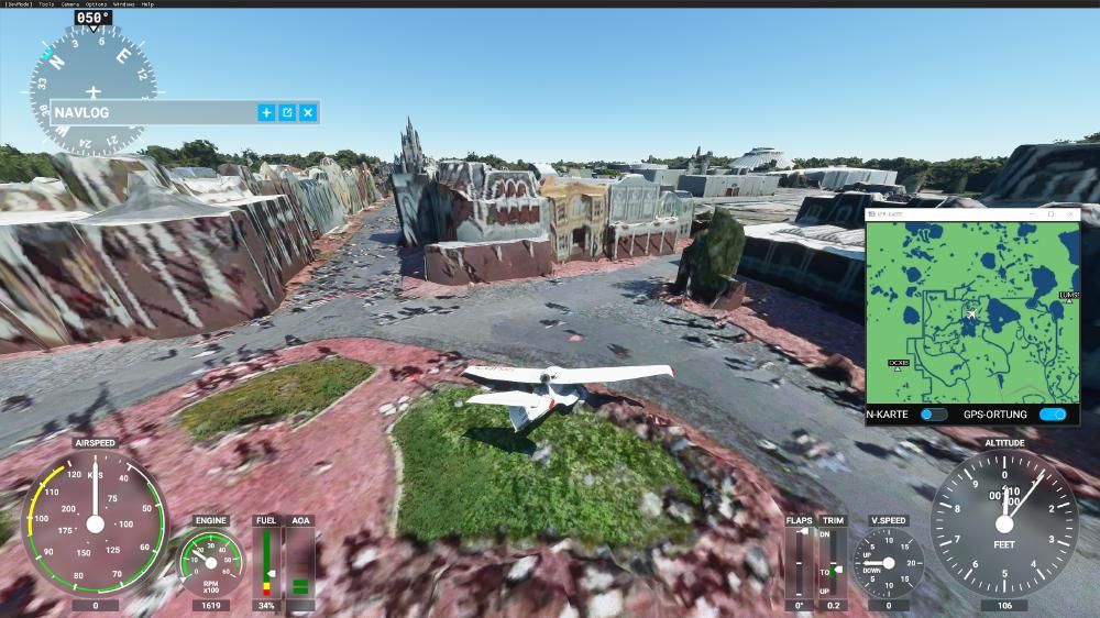 Flight Simulator 2020 - Magic Kingdom Main Street. Da schüttelt es einen, oder?