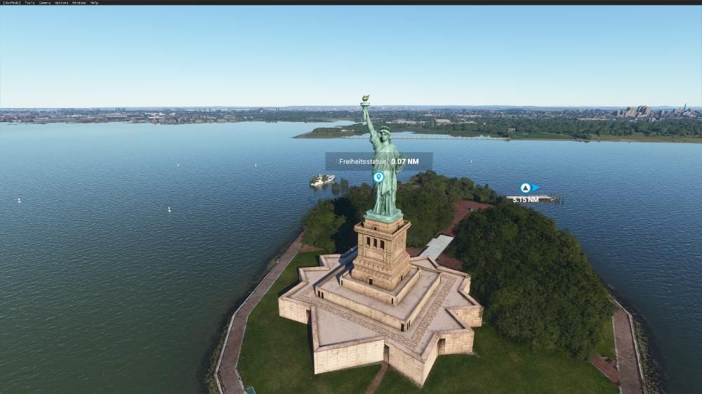 Flight Simulator 2020 - New York die Freiheitsstatue top