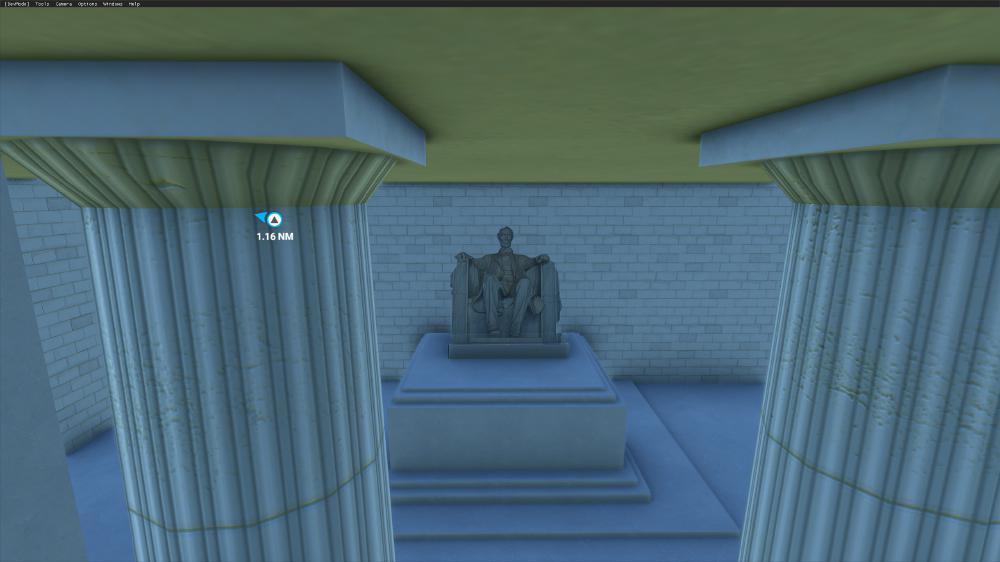 Flight Simulator 2020 - Washington Lincoln Memorial - top