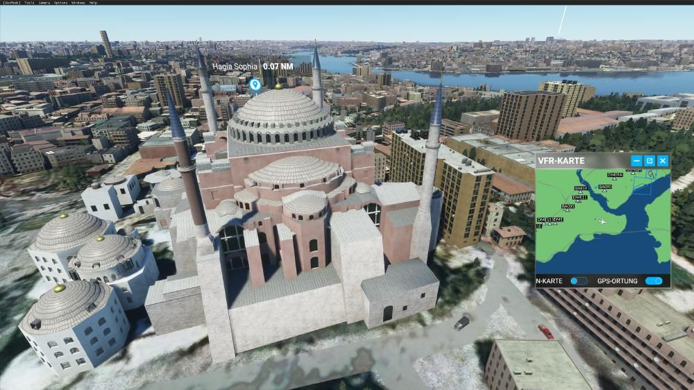 Flight Simulator 2020 - Istanbul Hagia Sophia - top