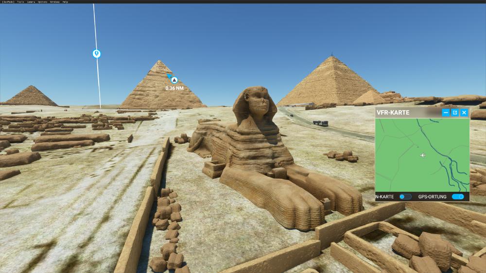 Flight Simulator 2020 - Kairo Pyramiden - top