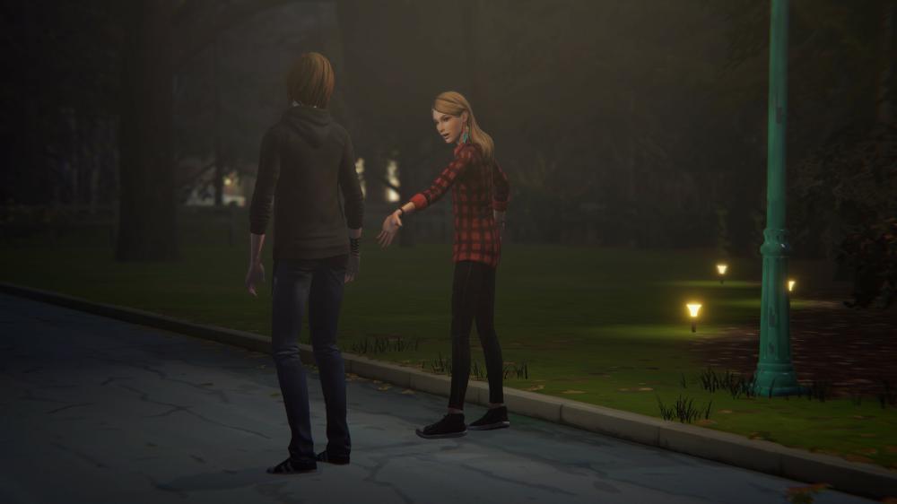 Life is Strange Chloe und Amber im Park